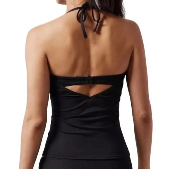 Athleta Hampton Bra Cup Tankini Top Black #798481 38B/C - Picture 6 of 6